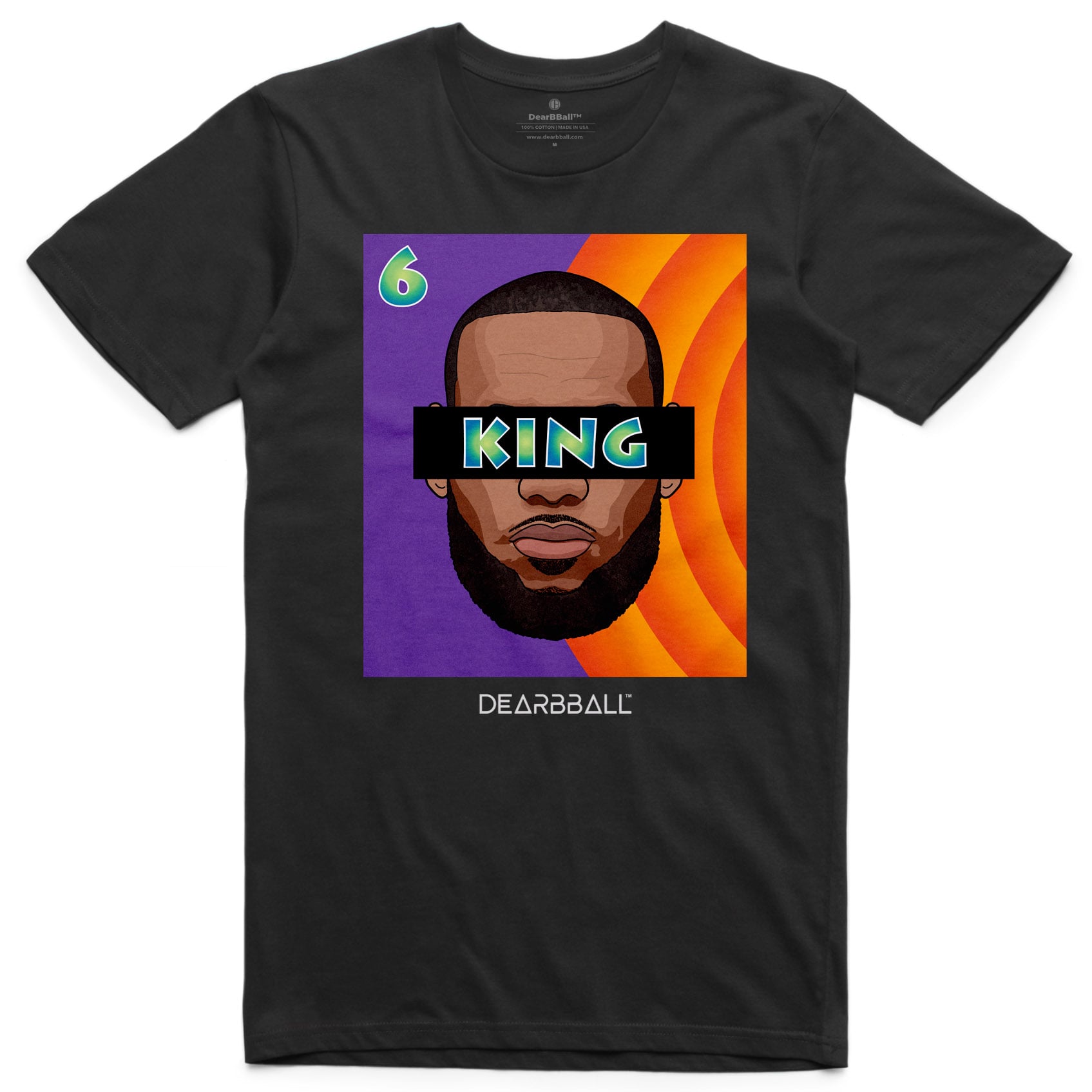 DearBBall Shirt - King 6 Purple Space Legacy