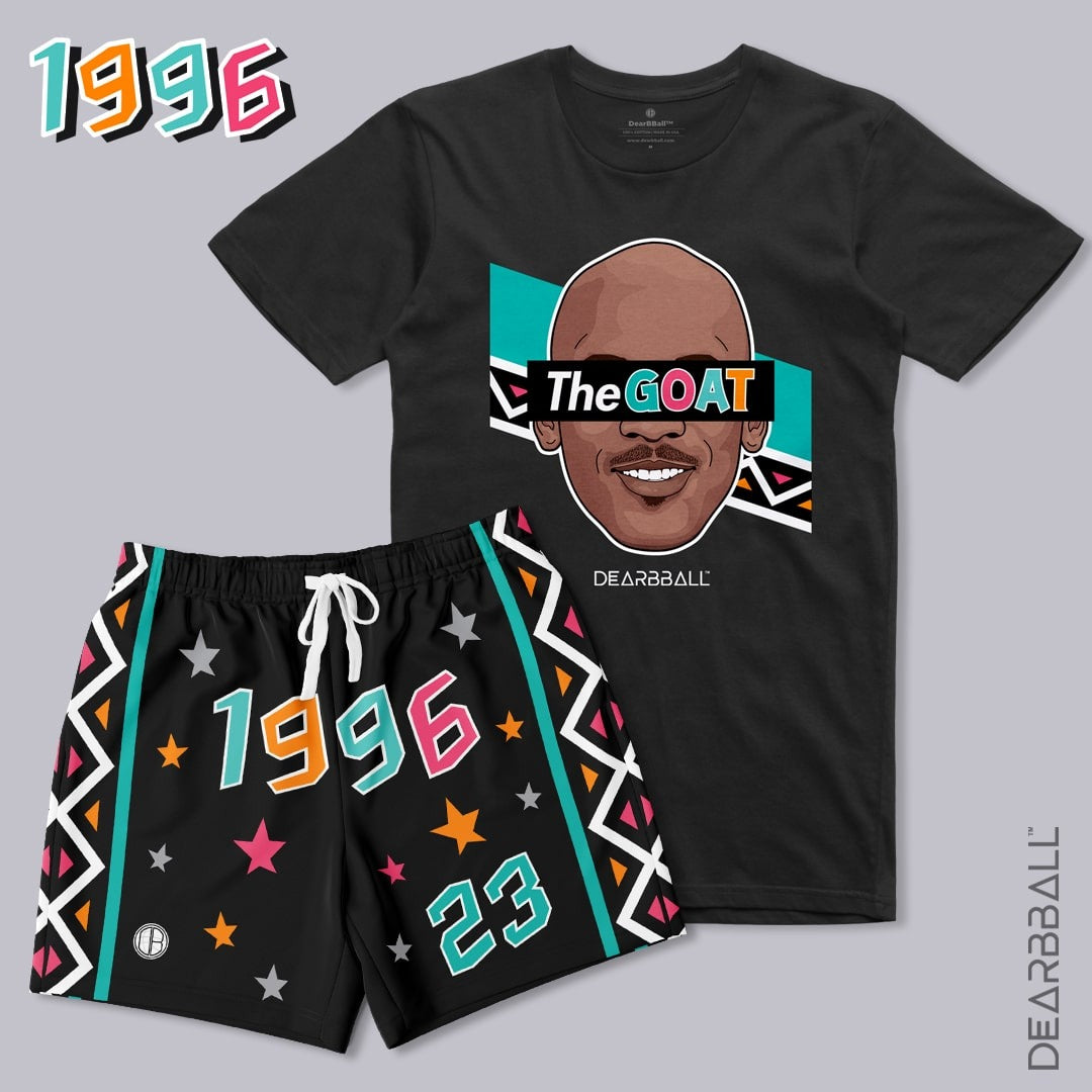 T-Shirt-Short-Ensemble-Michael-Jordan-Chicago-Bulls-Dearbball-clothes-brand-france