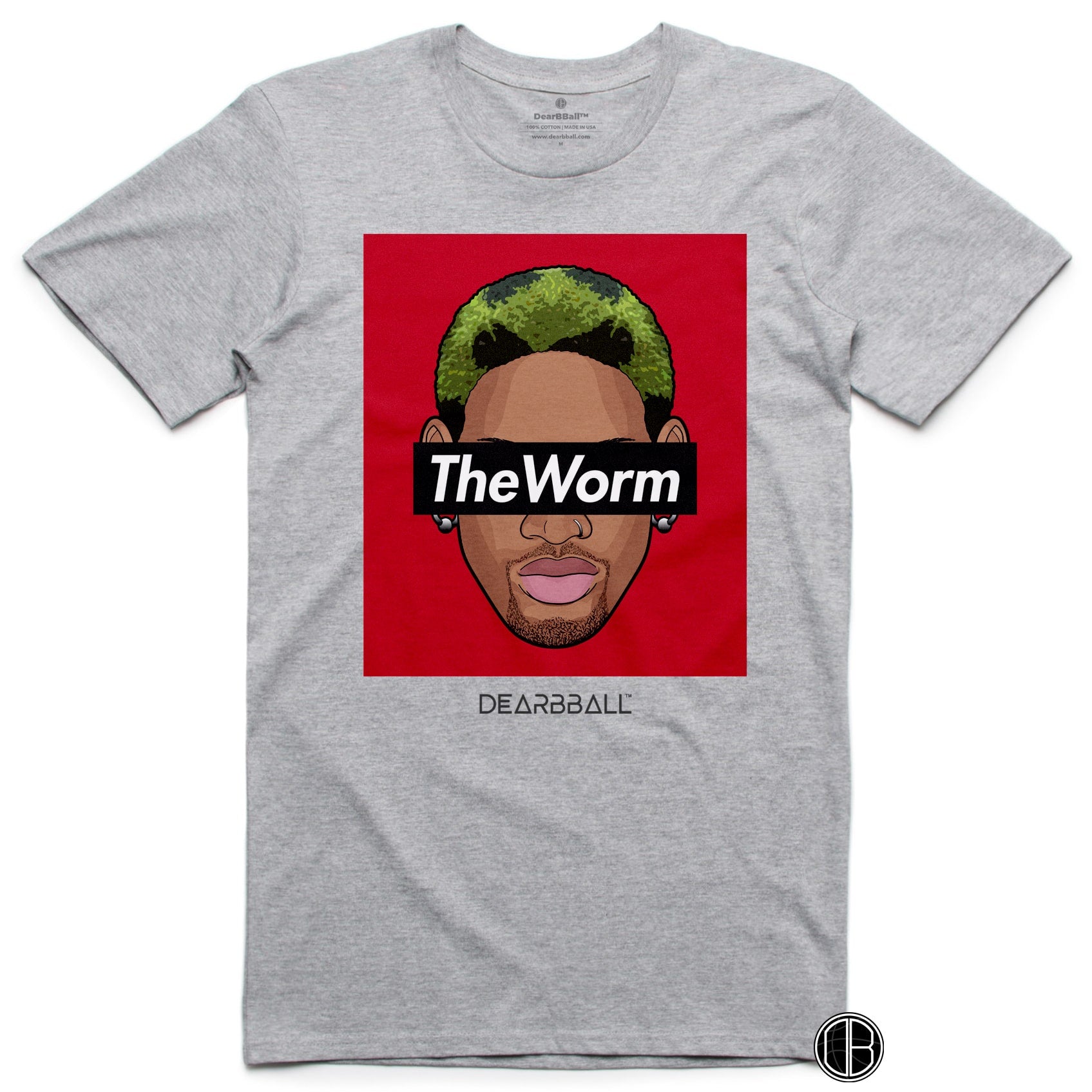 DearBBall T-Shirt - The WORM Hair Green Edition