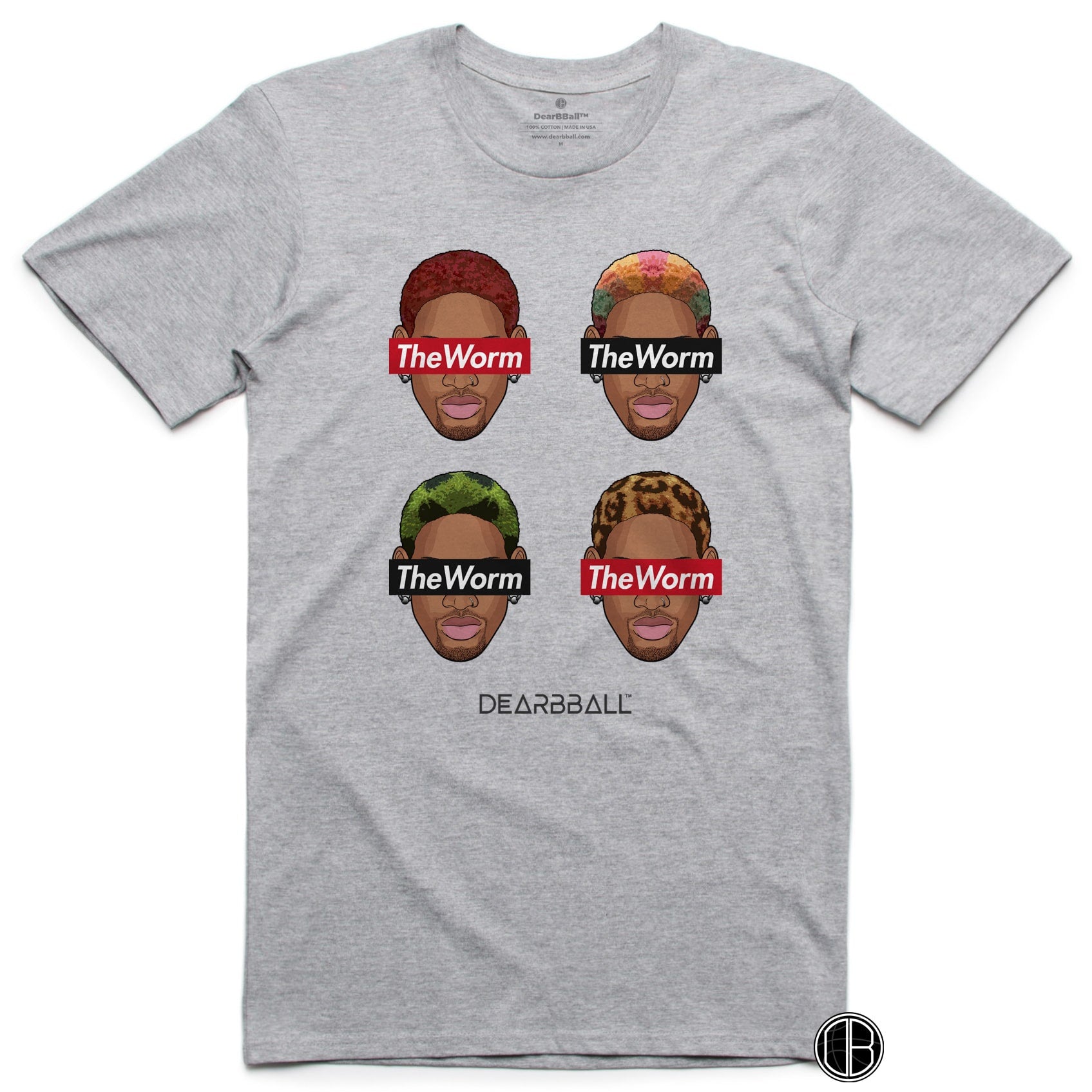 DearBBall T-Shirt - The WORM 4 Hairs Style Edition