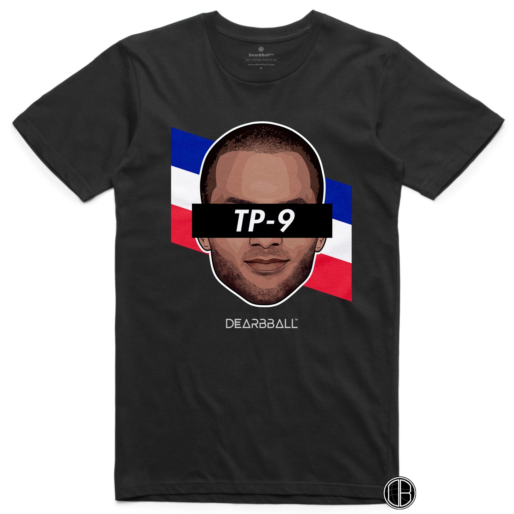 T-Shirt-Tony-Parker-Equipe-de-France-Dearbball-clothes-brand-france