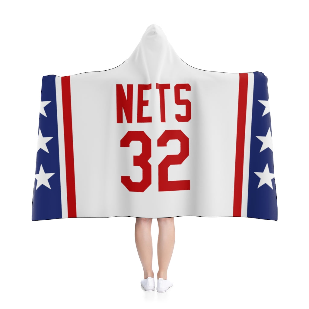 Julius Erving Hooded Blanket - New York 32 - DearBBall™