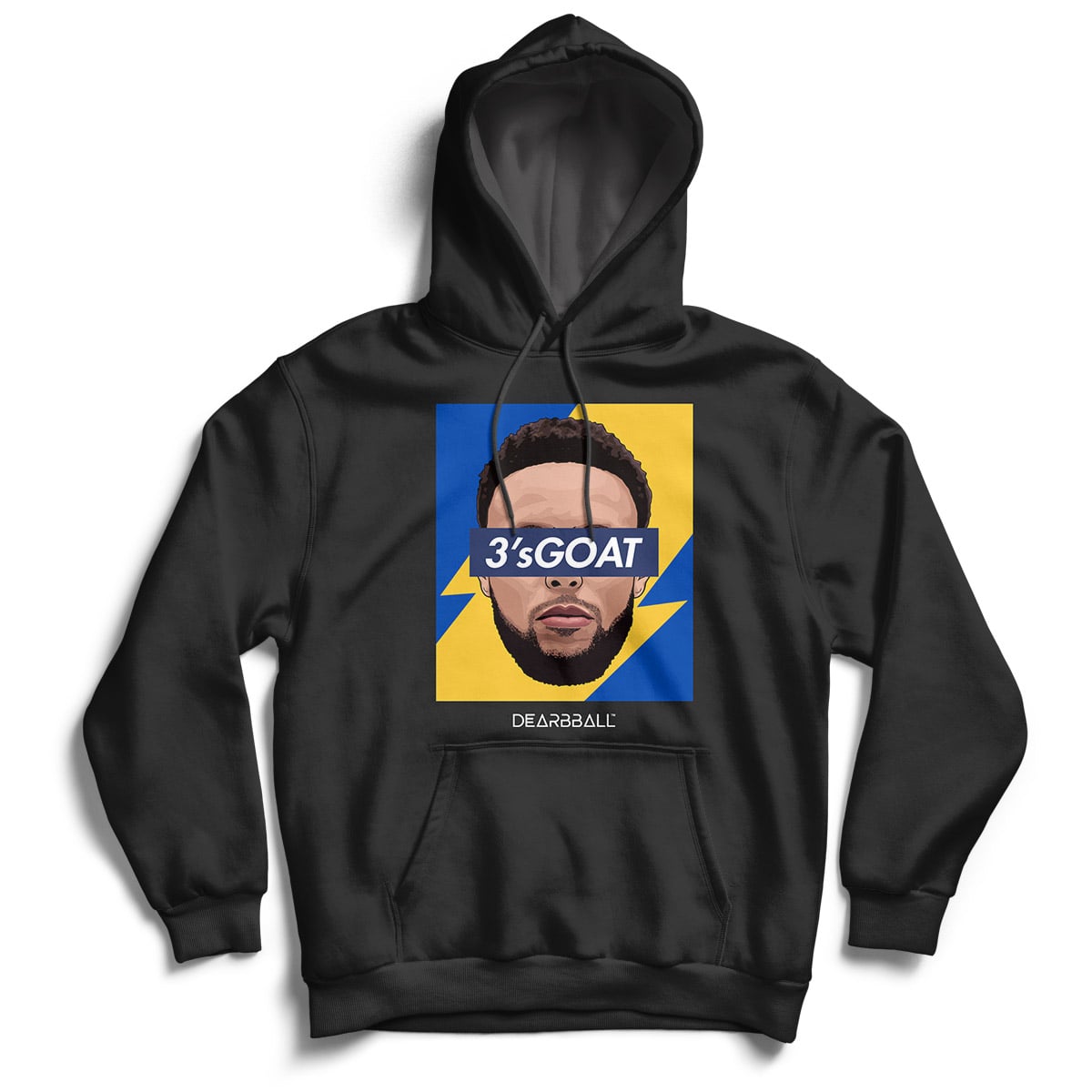 DEARBBALL HOODIE STEPHEN CURRY - 3`sGOAT ECLAIR VINTAGE SUPREMACY