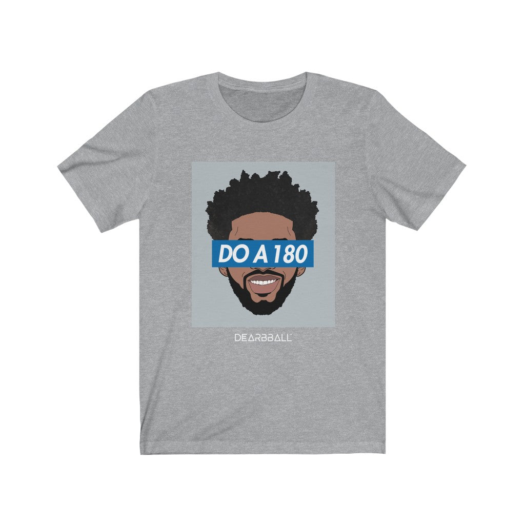 Joel Embiid T-Shirt - DO A 180 Grey Supremacy - DearBBall™
