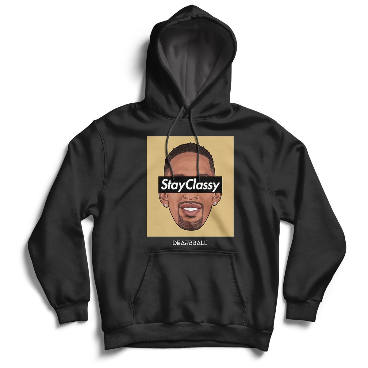 ALEXIS AJINCA Hoodie - STAYCLASSY GOLD New Orleans Pelicans Basketball Dearbball white
