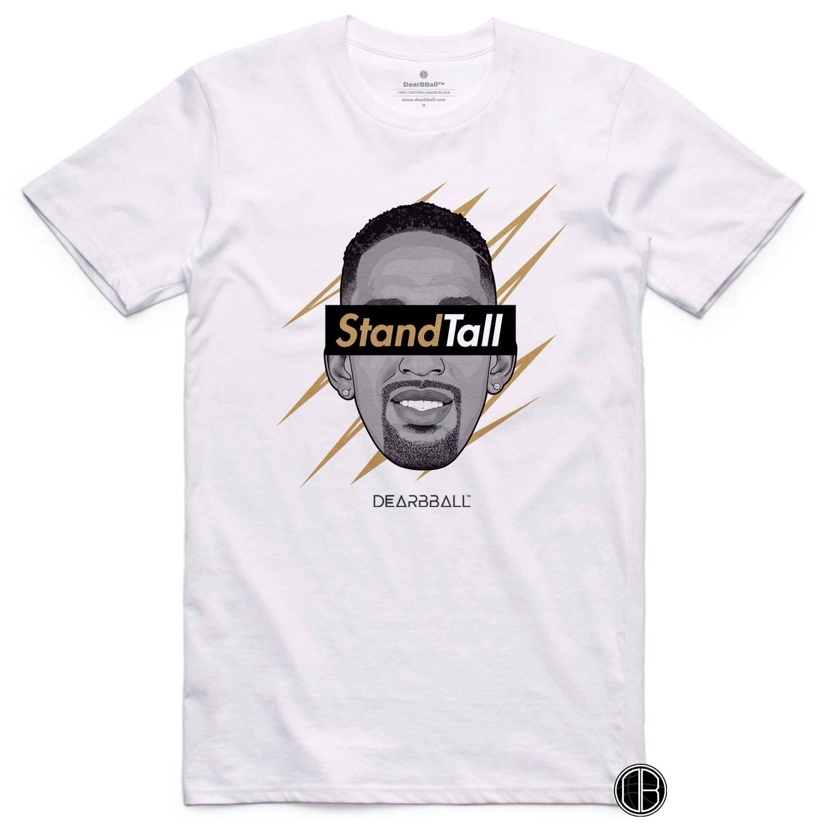 Alexis Ajinca T-Shirt - StandTall LifeStyle New Orleans Pelicans Basketball Dearbball white