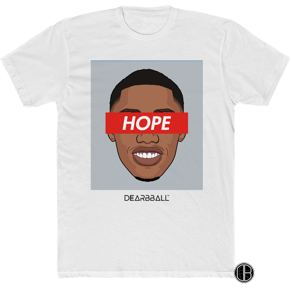 RJ Barrett T-Shirt Grey - HOPE Supremacy