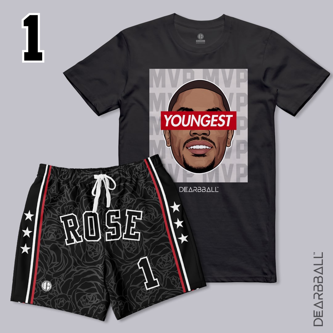 T-Shirt-Short-Bundle-Derrick-Rose-Chicago-Bulls-Dearbball-clothes-brand-france