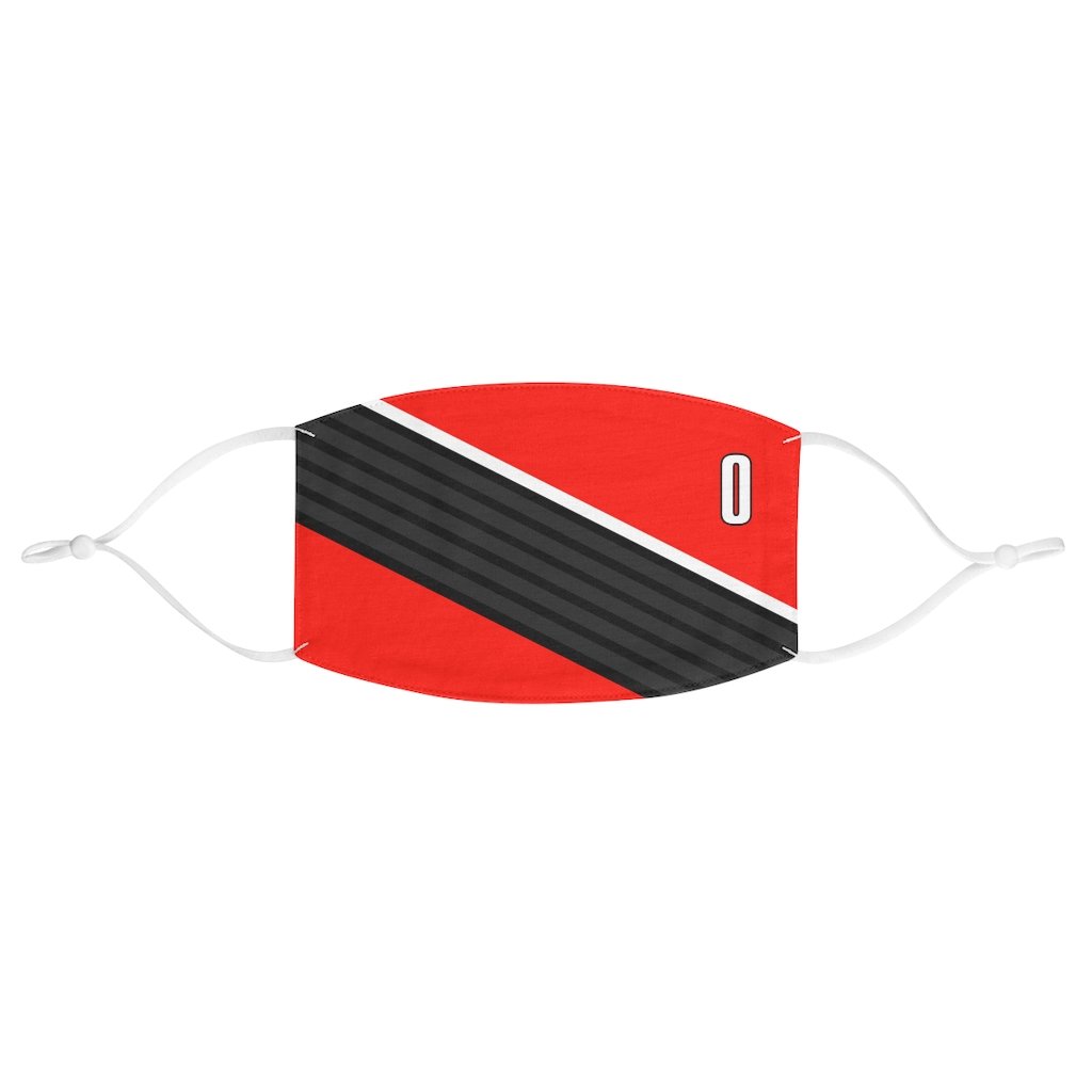 DearBBall Face Mask Covering - Portland 0 Red