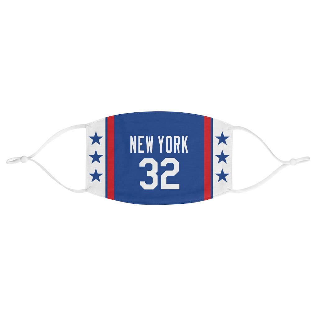Julius-Erving-Mask-DOCTOR-J-Newyork-Nets-Basketball-Dearbball-Blue