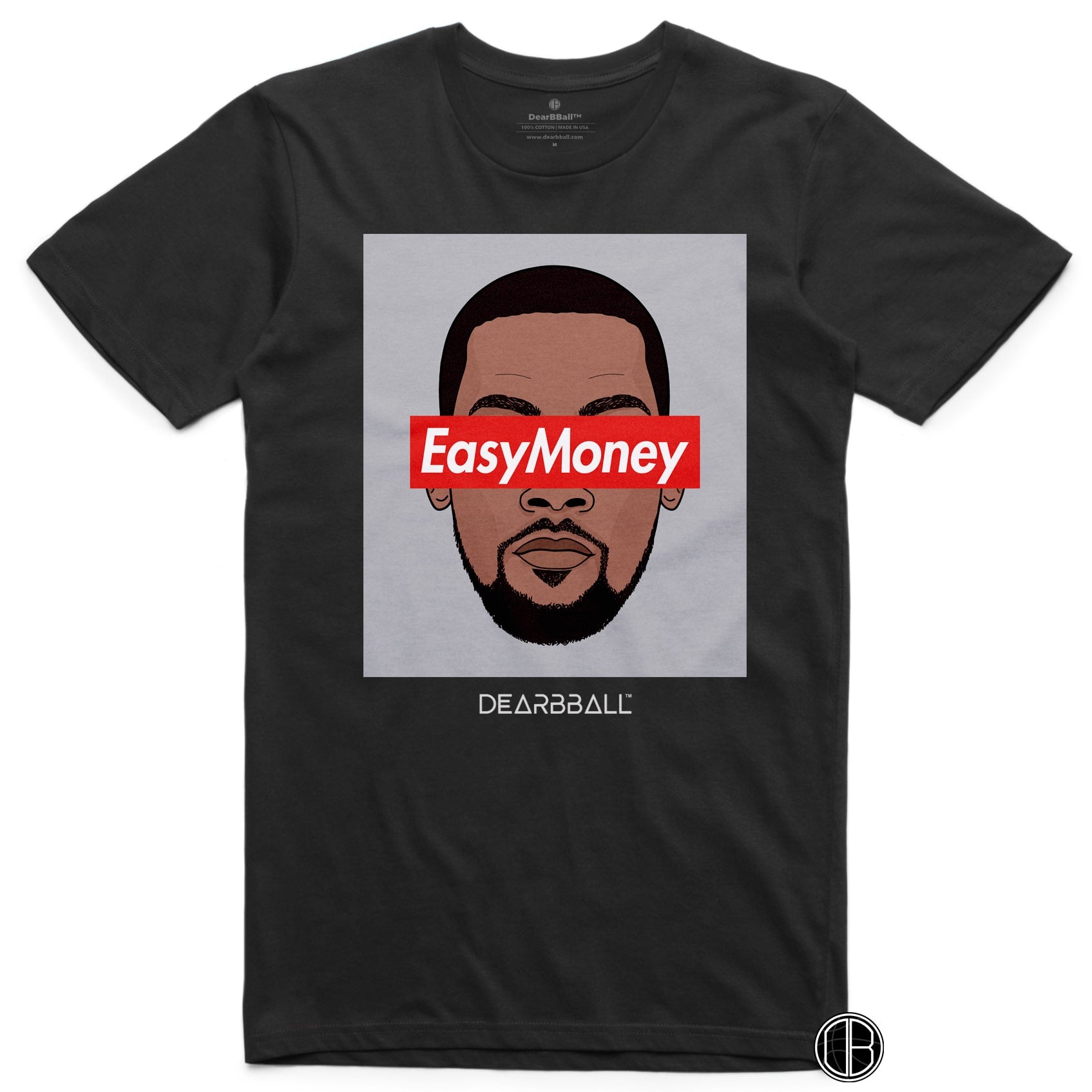 Kevin Durant Shirt - EasyMoney Brooklyn Colors Brooklyn Nets Basketball Dearbball white